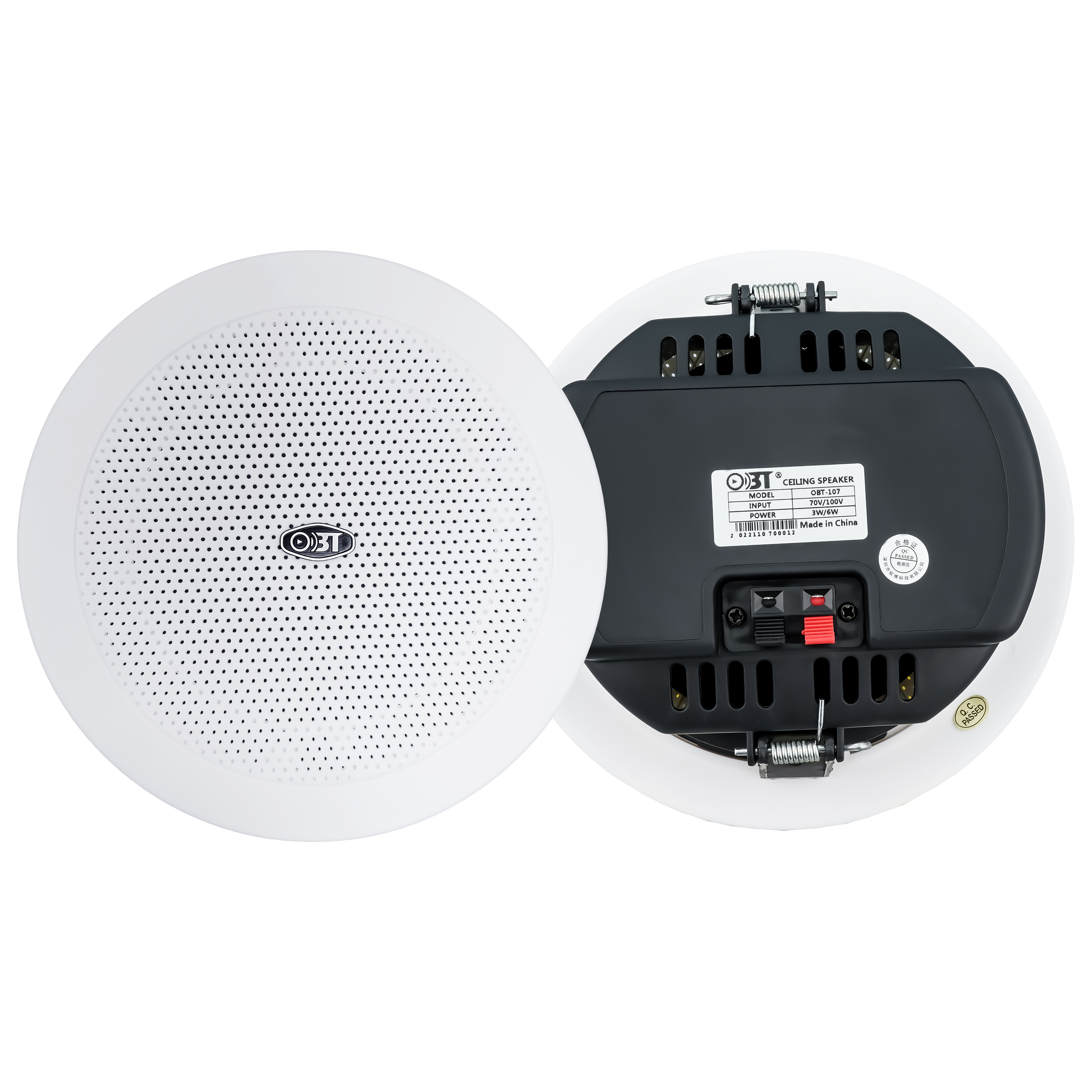 高品質天花喇叭 OBT-107(優(yōu)質塑膠高后蓋)