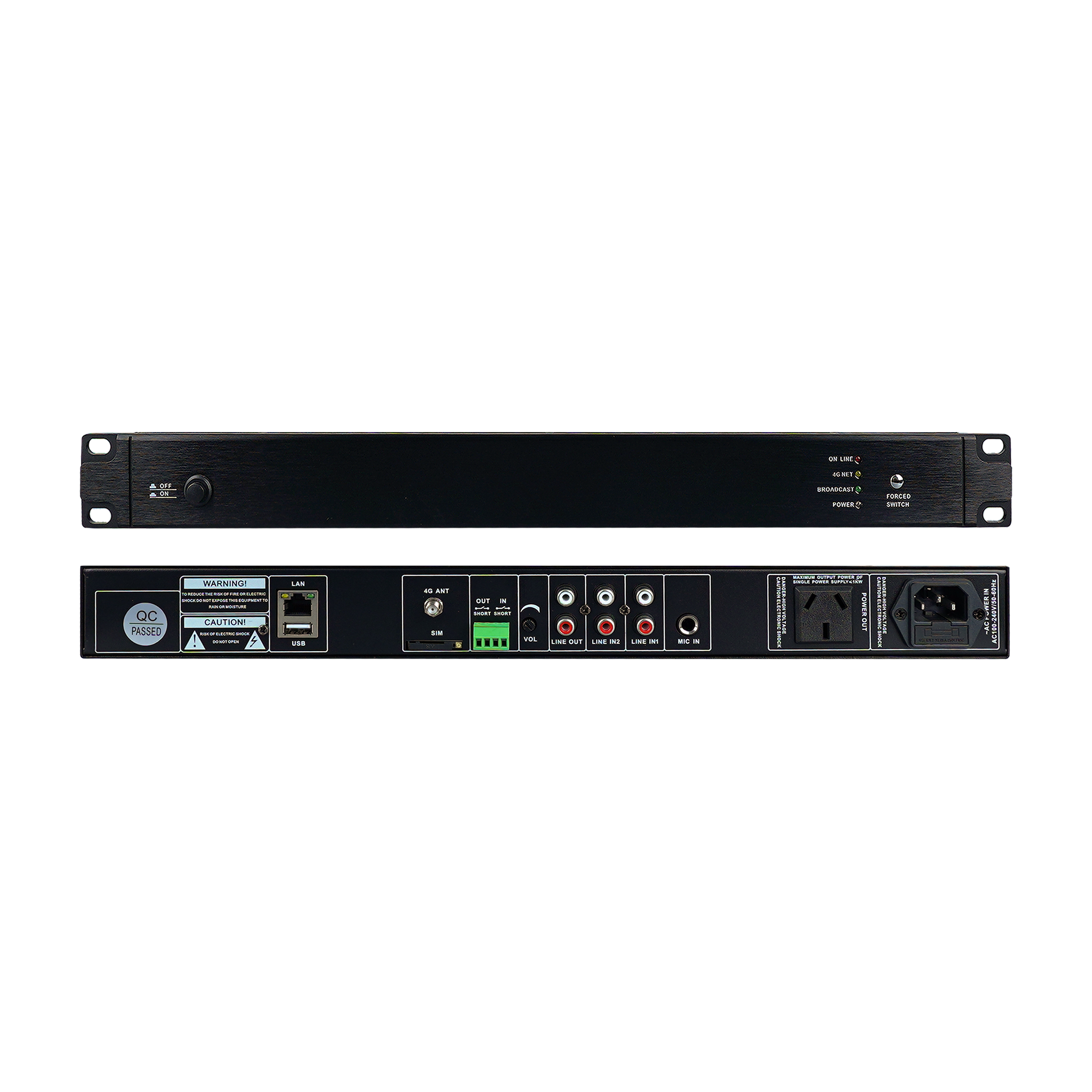 網(wǎng)絡(luò)電話/短信廣播主機 OBT-IP8070